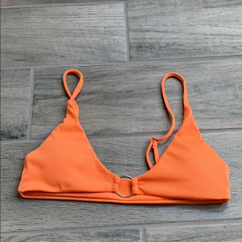 Zaful orange bikini top